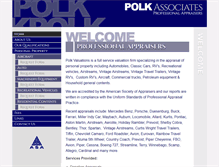 Tablet Screenshot of polkassociates-llc.com